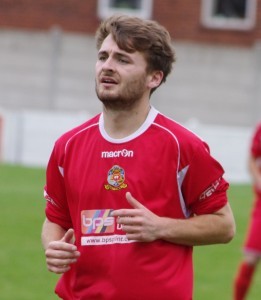 Ossett Albion forward Jimmy Eyles, pictured in 2013, playing for Ossett Town, has been dual-registered with Liversedge