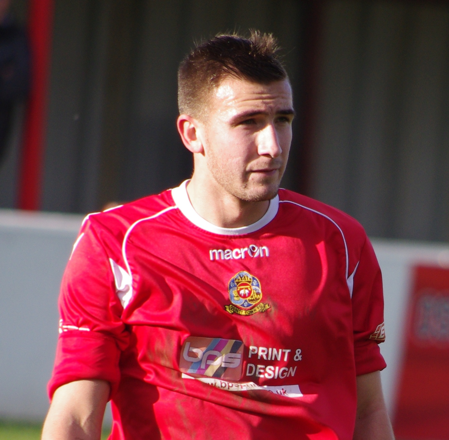 Ossett Town forward Calum Ward