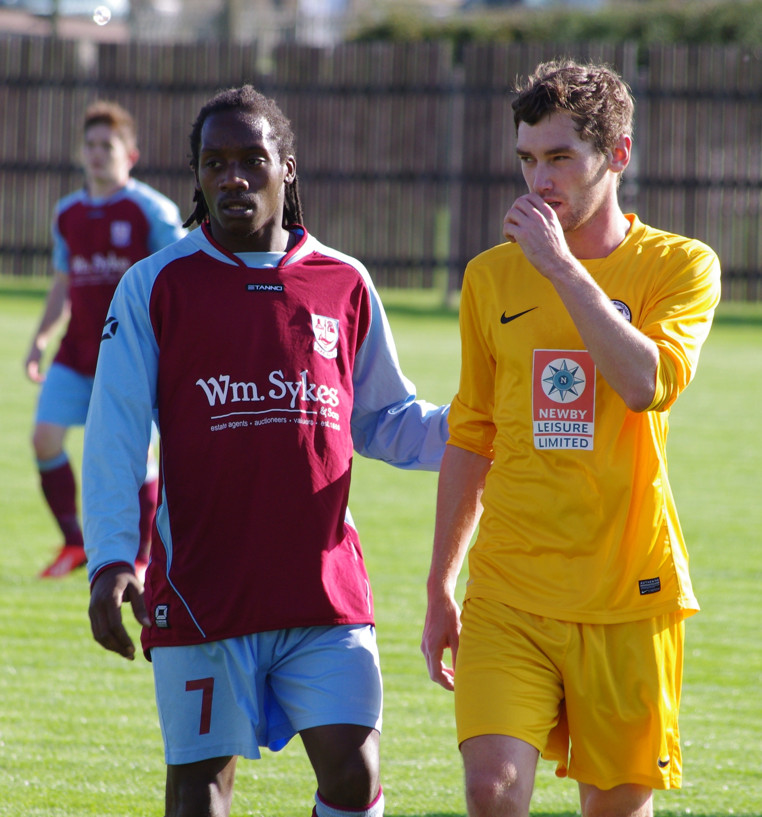 Aaron Joseph (left) has signed for Shaw Lane Aquaforce