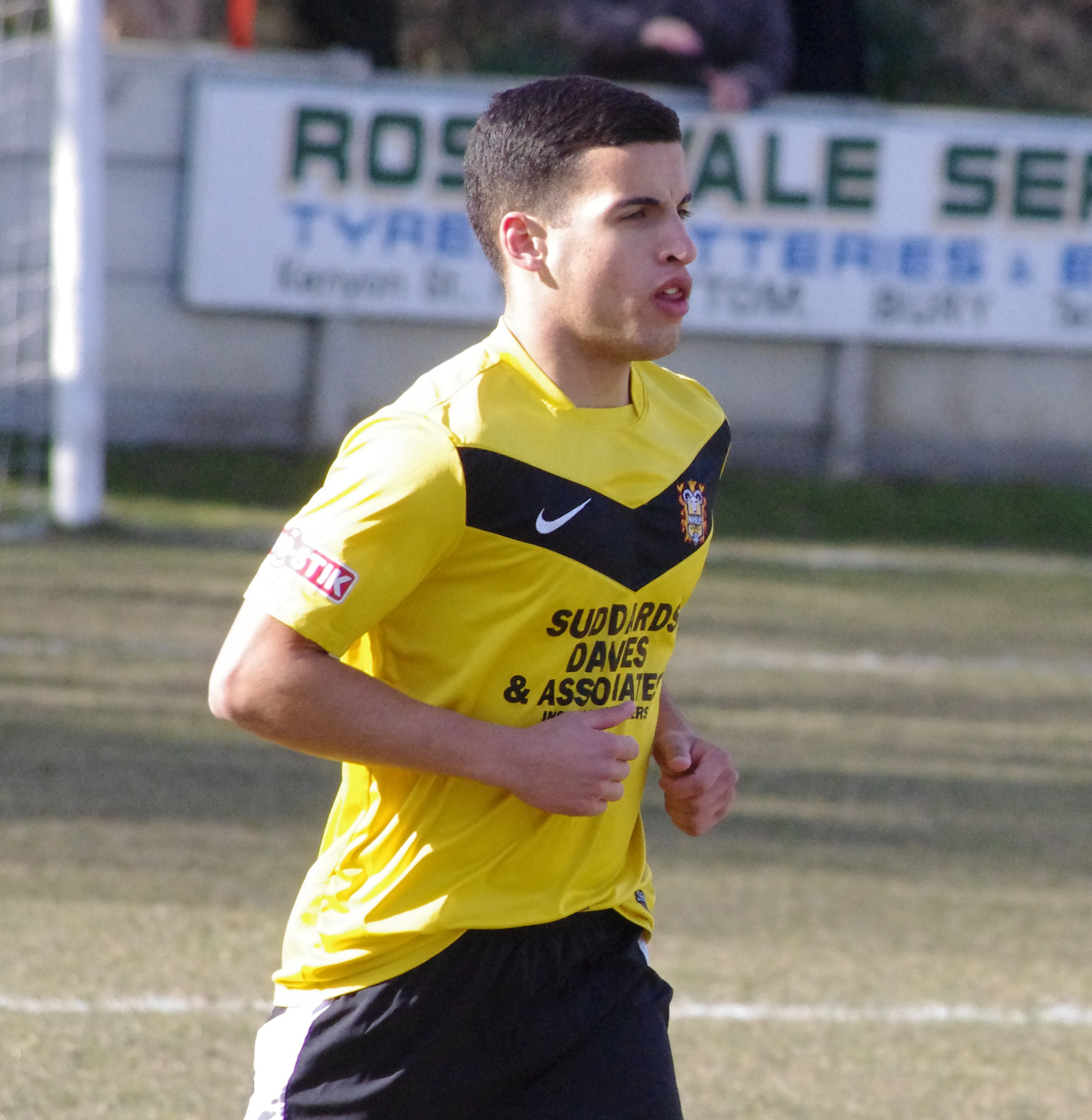 Former York City youngster Mike Atkinson made his debut for Scarborough last night