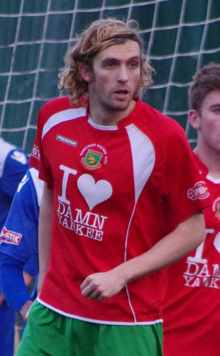 Robbie Youhill equalised for Harrogate Railway against Farsley