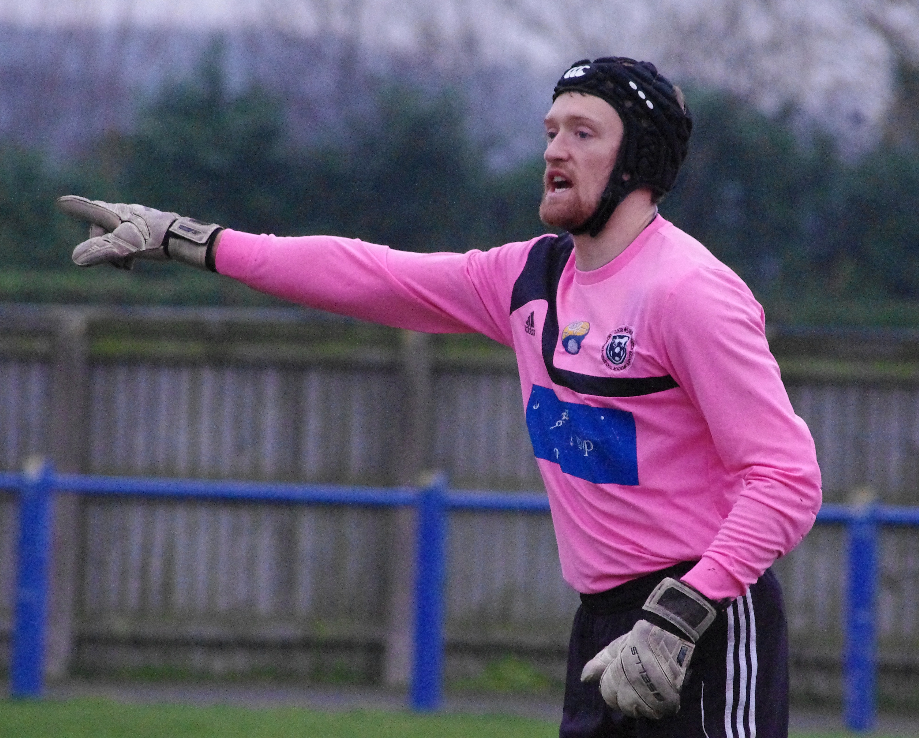 Garforth goalkeeper Michael Bathurst could not prevent Armthorpe taking the lead