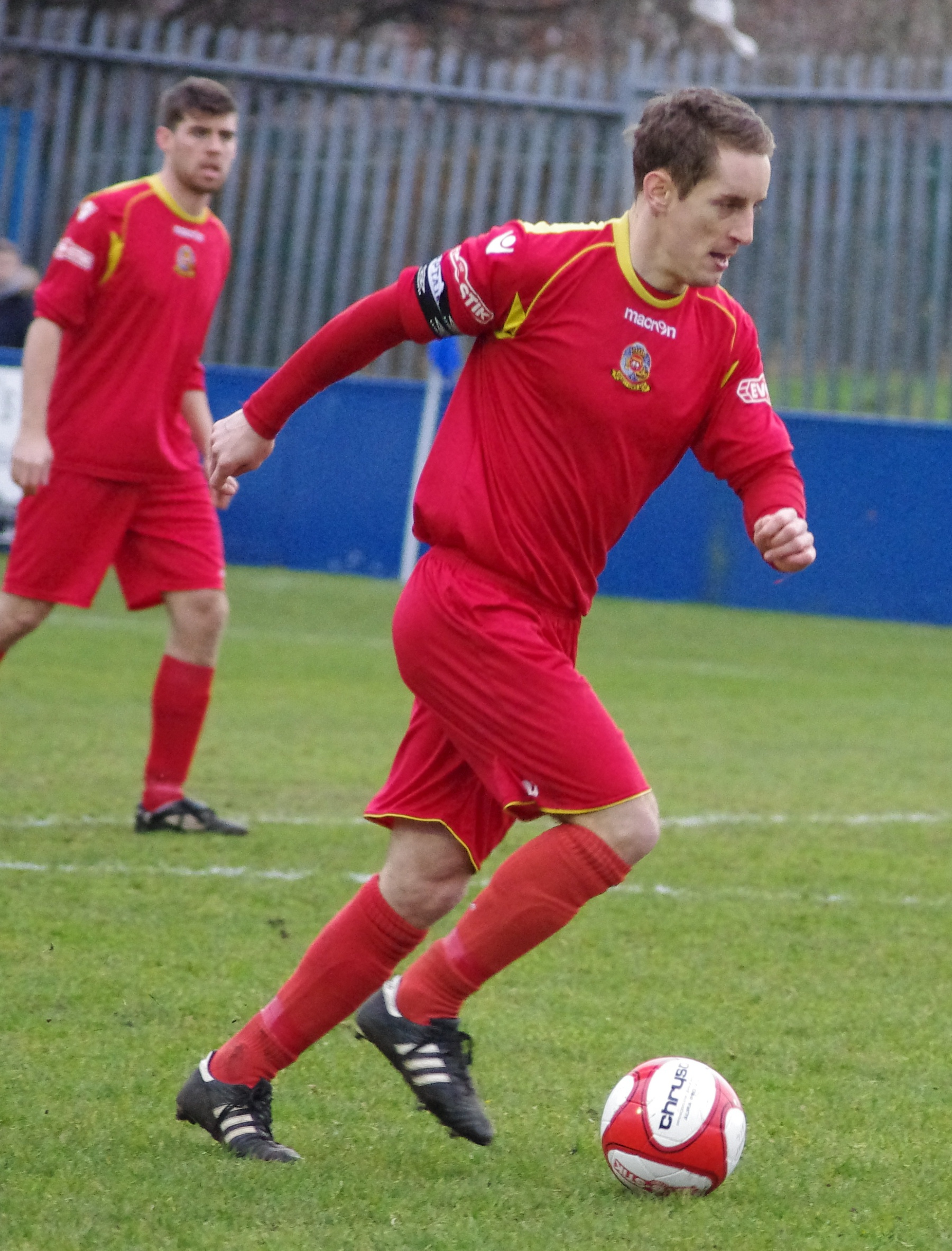 Ossett captain Richard Patterson was sent off for slapping Ross Daly in the first half