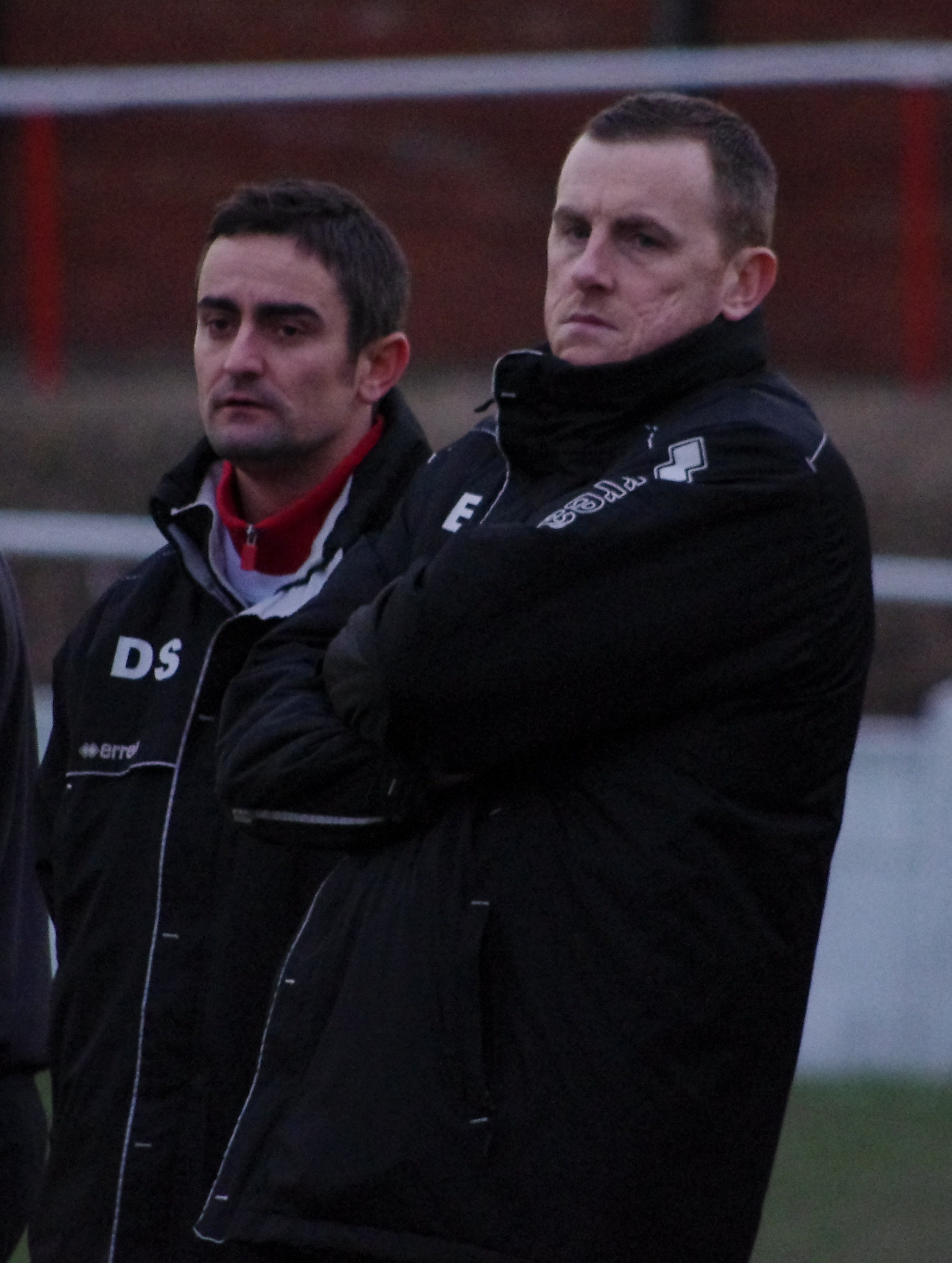 Craig Elliott (right) says he felt that he had taken Ossett Town as far as he could. 