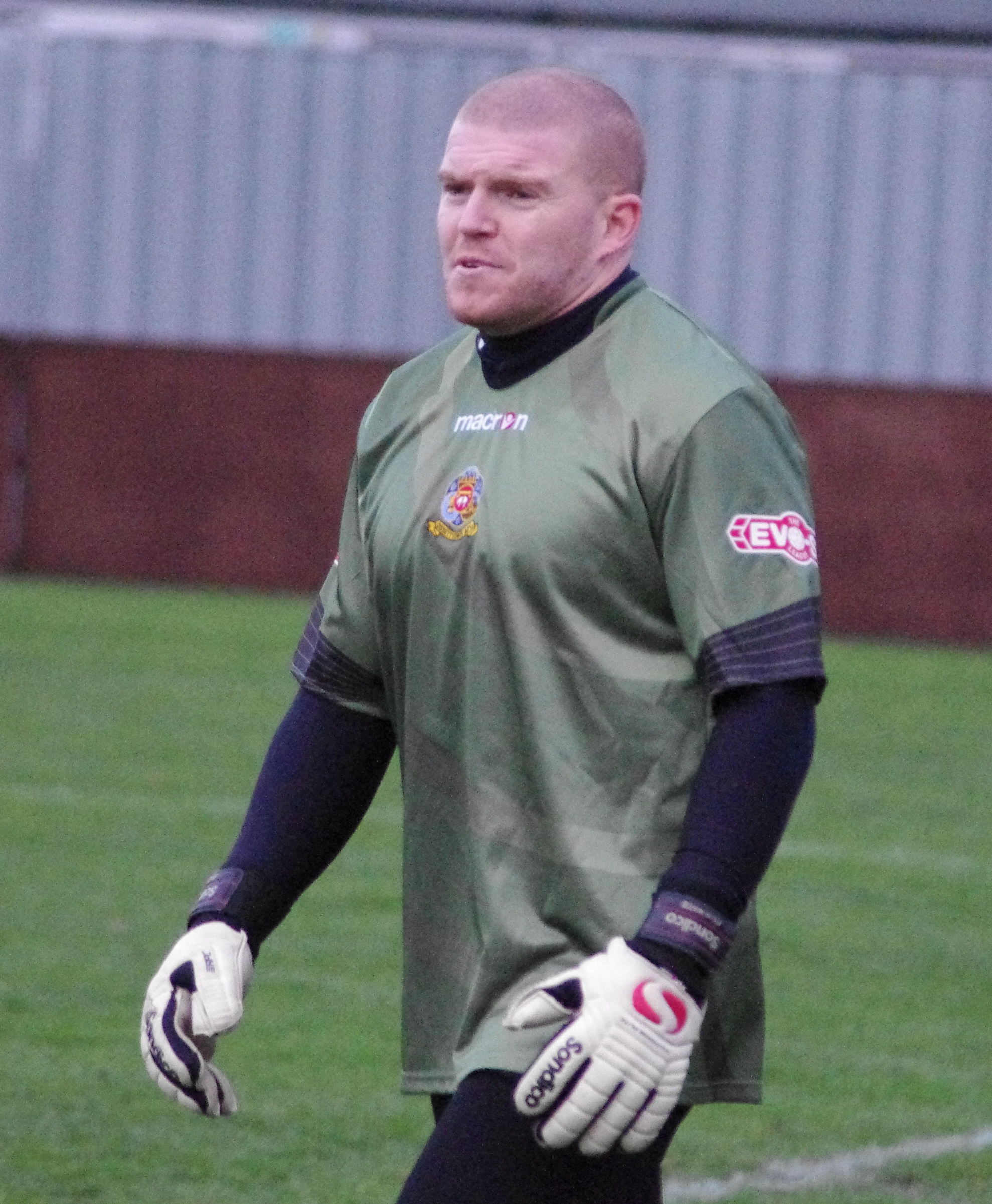 Ossett Town goalkeeper Sam Dobbs saved a penalty in the 2-1 win at Cammell Laird