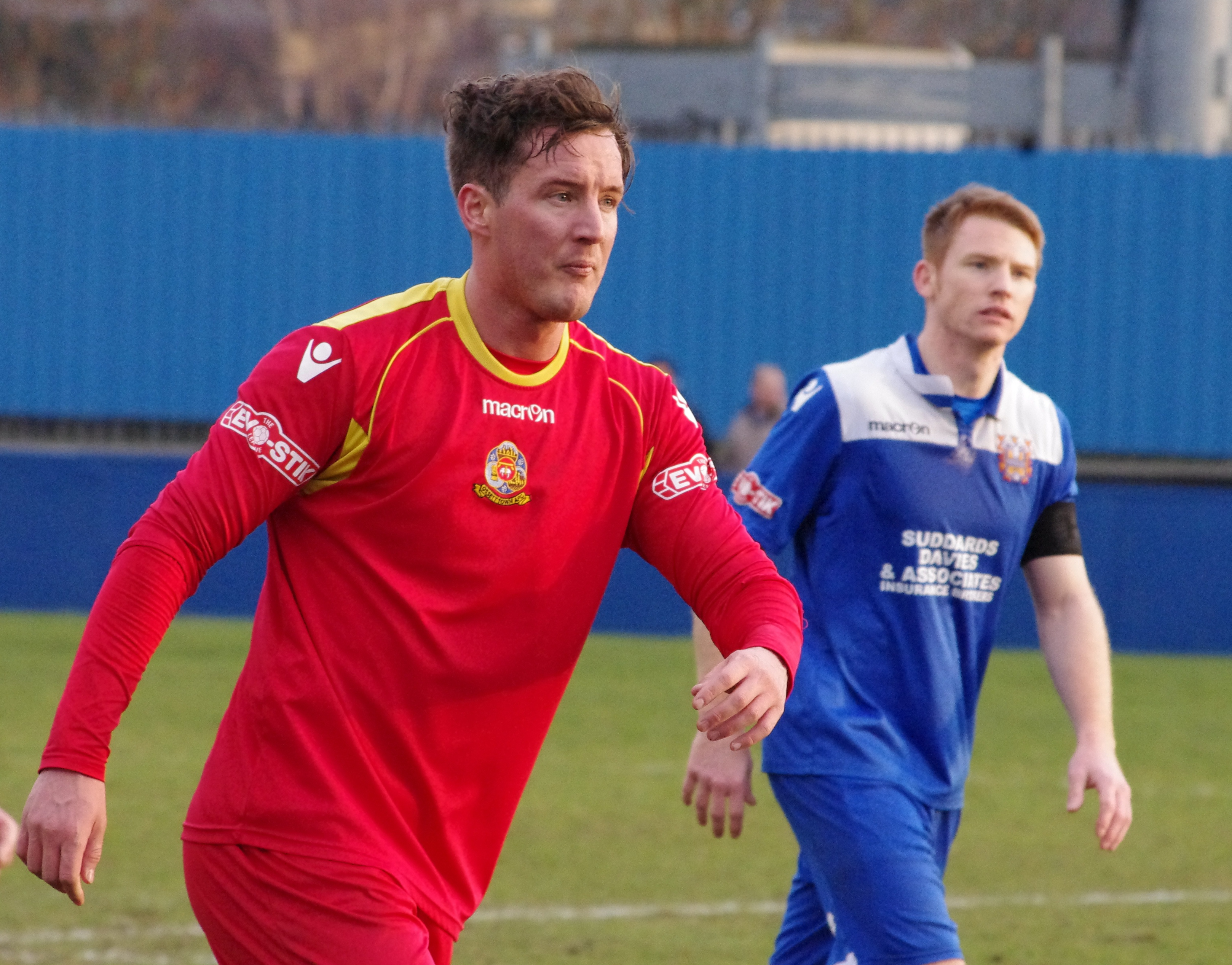 Tough-tackling midfielder Danny Patterson has left Ossett Town and joined Shaw Lane Aquaforce along with Gary Stohrer