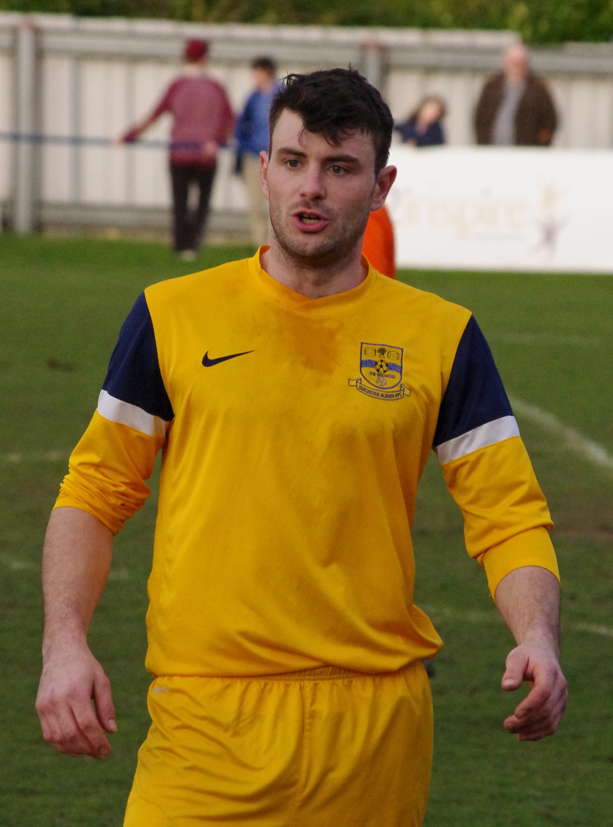 Tadcaster Albion striker Carl Stewart scored twice in the 2-2 draw with Athersley