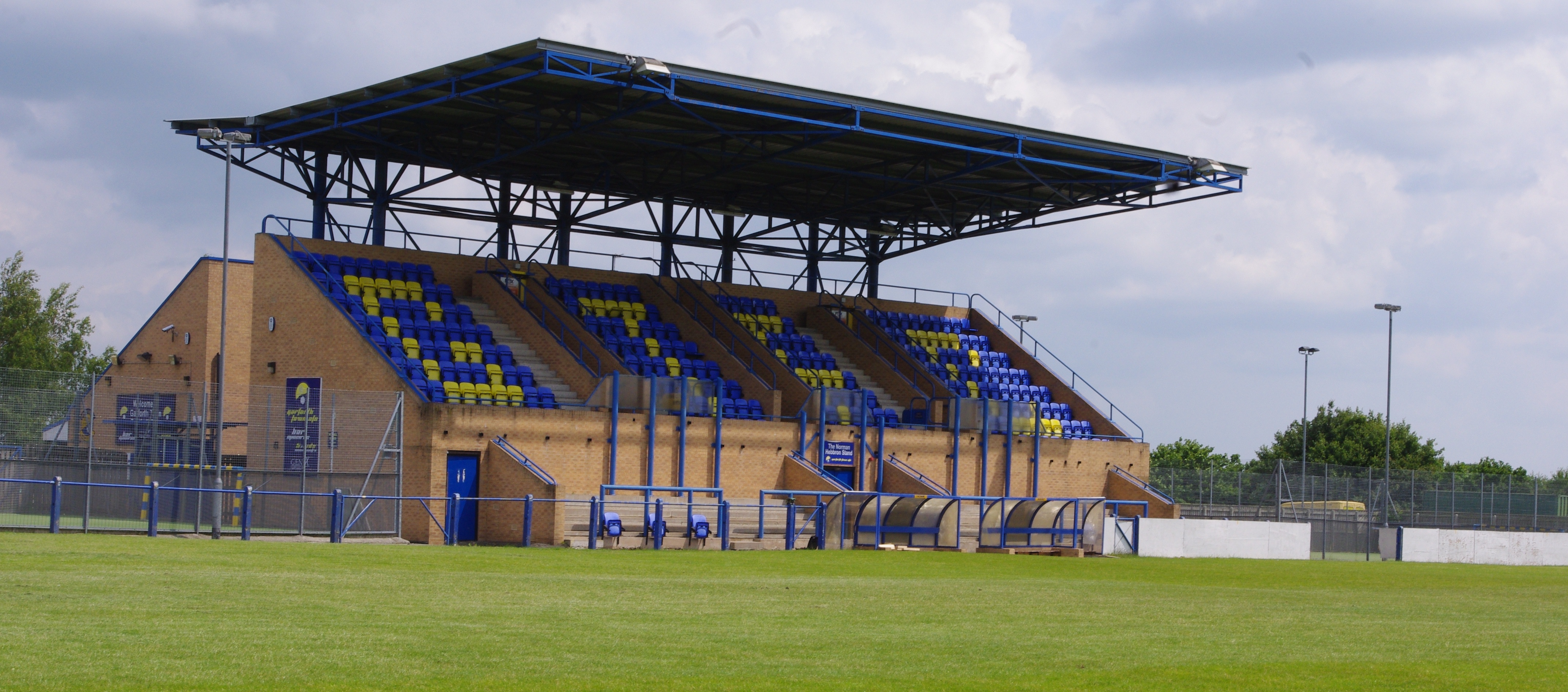 Garforth Town's Wheatley Park pitch is under-water