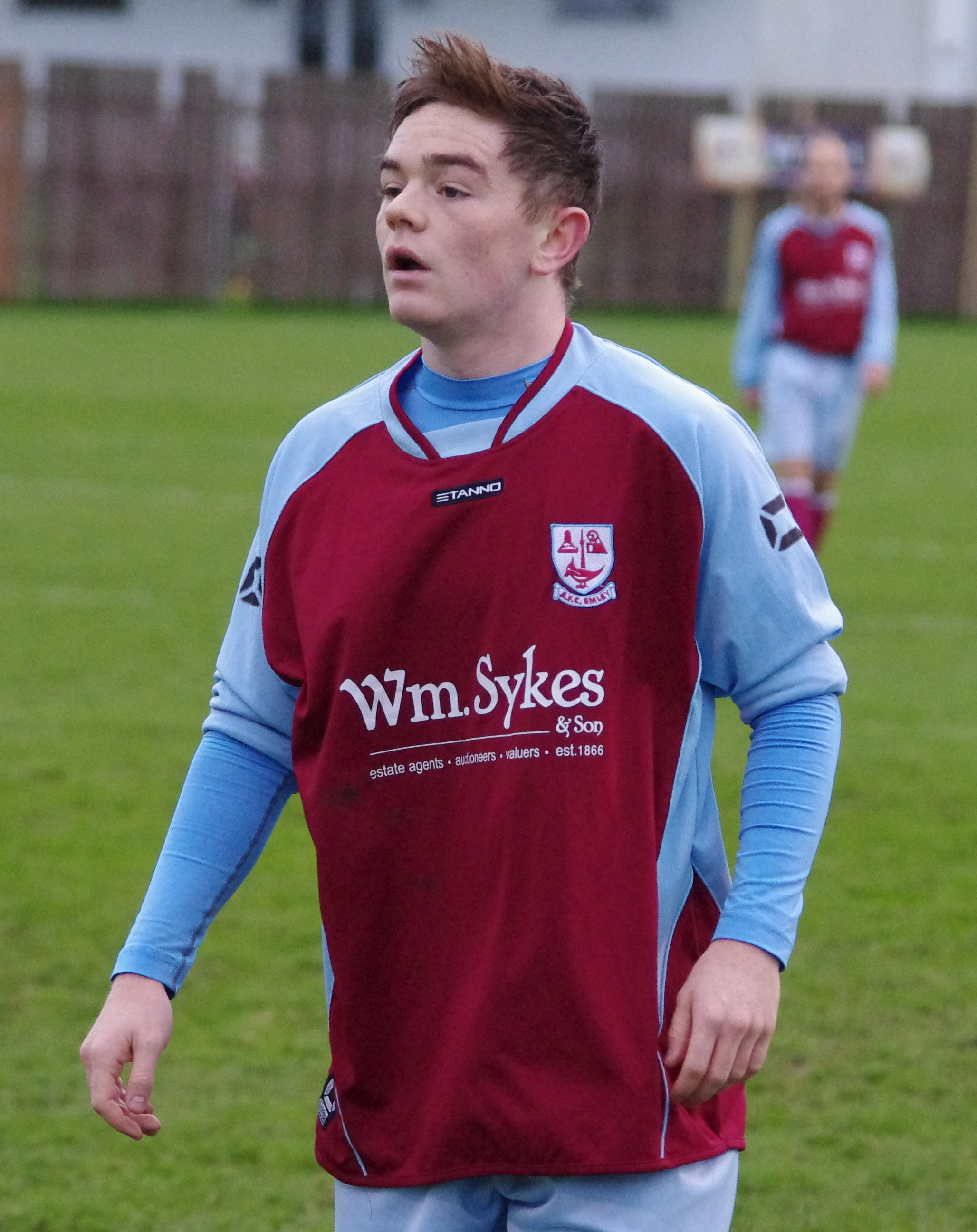 Liam Schofield opened the scoring for Ossett Albion at Salford City