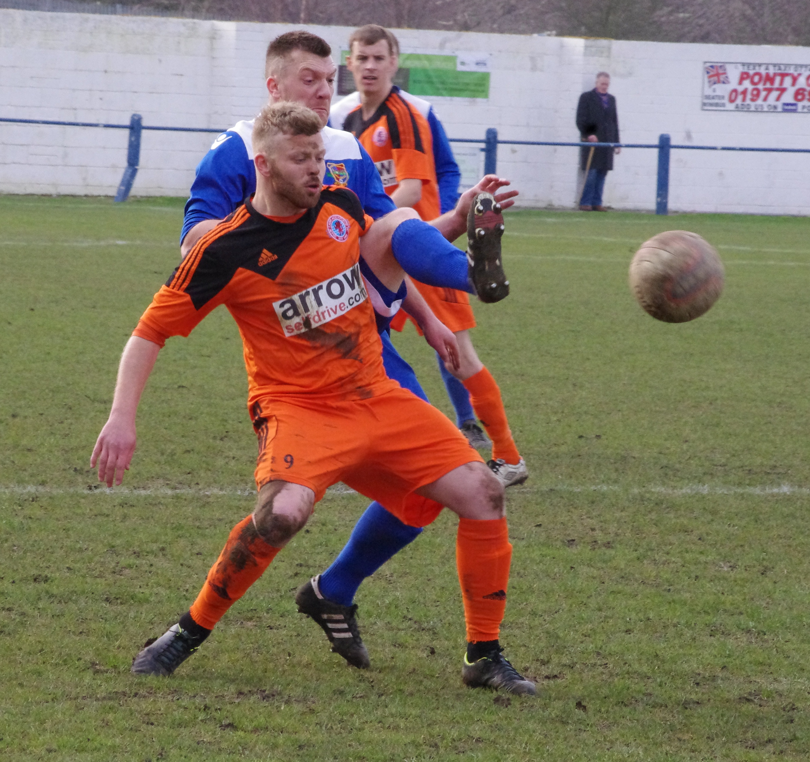 Shaw Lane Aquaforce striker Danny Frost scored the only goal in their 1-0 win over Pontefract