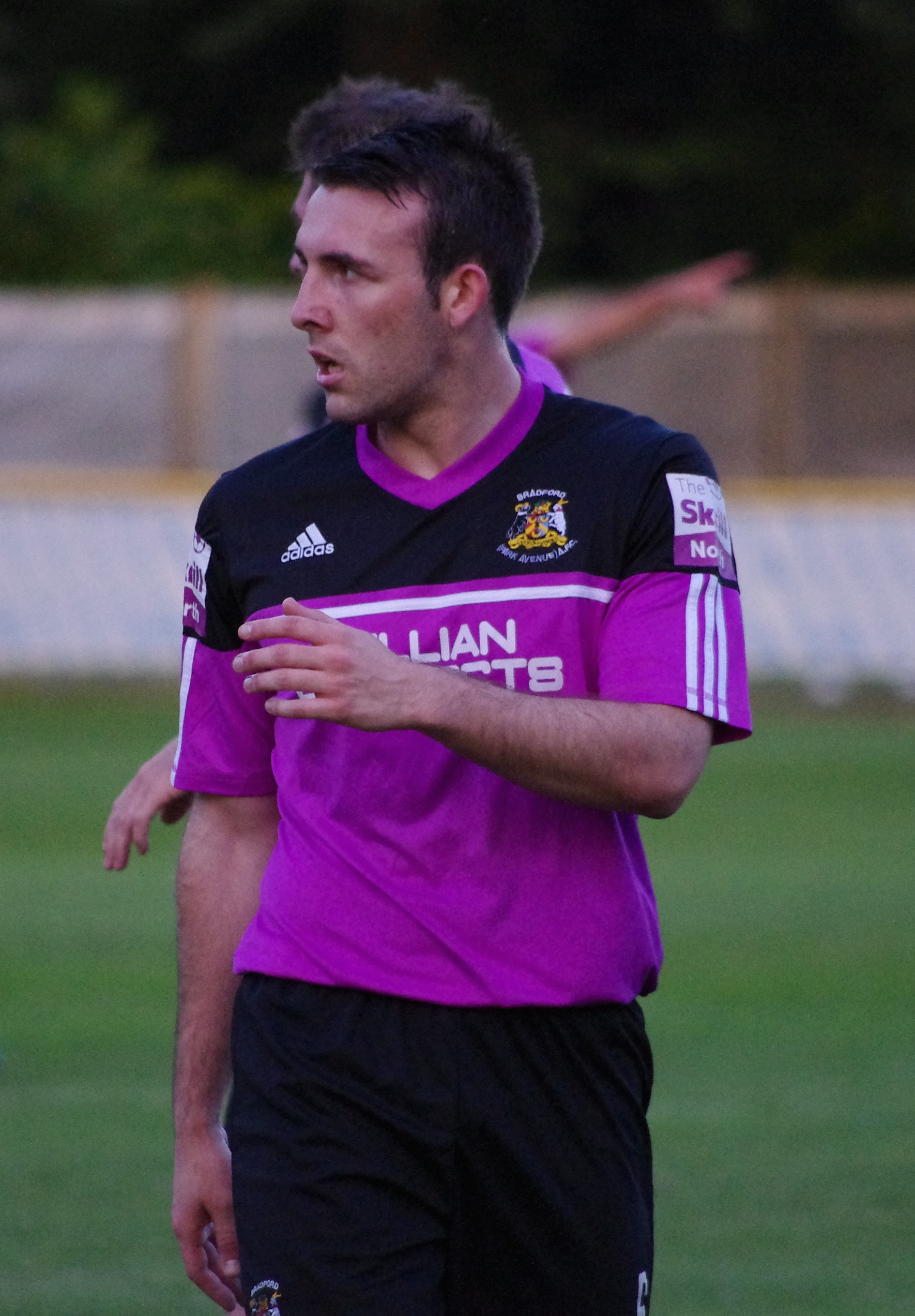 Paddy Miller in action for Bradford (Park Avenue) at Tadcaster Albion last month