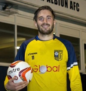 Tadcaster Albion striker Josh Greening, 