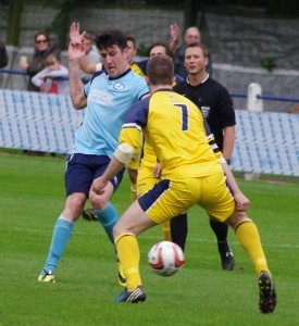 Barton Town Old Boys striker Scott Phillips scored twice in their excellent 5-2 win at Bootle in the FA Vase