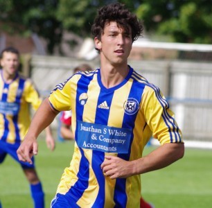 On the move: Garforth midfielder Sam Akeroyd has signed for Ossett Town