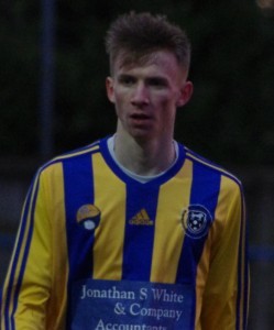 Mark Simpson helped Garforth Town stage a stunning victory at Conference North outfit Harrogate Town in the West Riding County Cup semi-final 