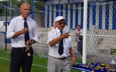 Howard Webb sends his henchman to deal with a heckler at the NCEL inter-leagues final. 