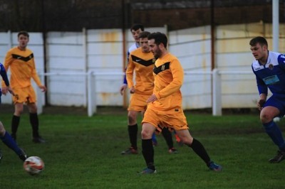 Steve Woolley in action for Handsworth Parramore in the 3-0 win at Glasshoughton. Picture: Bev Smith (Handsworth)