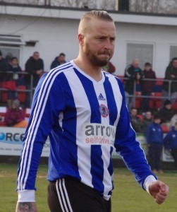 Lee Morris scored the priceless winner for Shaw Lane in the FA Vase wearing new boots chosen by his daughter