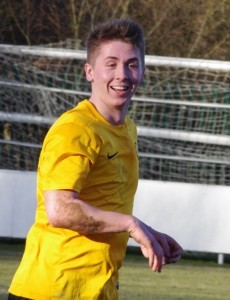 Nostell Miners Welfare's young midfielder James Davies was harshly sent off in his side's 4-2 defeat to Pickering