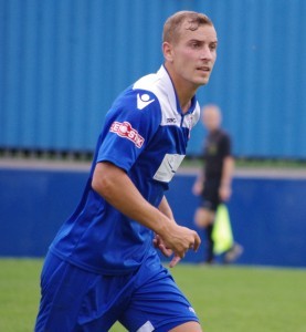 Adam Priestley scored the winner for Farsley AFC in the 1-0 victory over Warrington