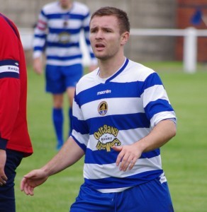 Kieron Corley had plenty of chances, but couldn't score in Liversedge's 2-0 defeat to fellow strugglers Retford United