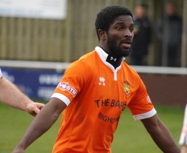 Ernest Boafo sealed Brighouse's win from the penalty spot