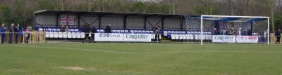 Shaw Lane Aquaforce had to install a new stand to get the required ground grading for the Evo Stik League