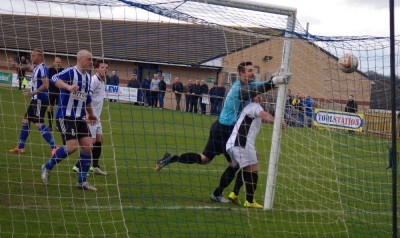 Ben Saynor gets in a tangle in his bid to keep it out