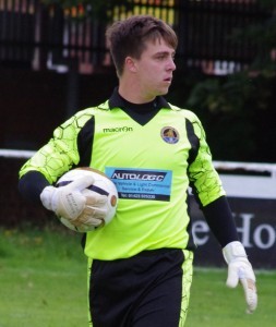 Glasshoughton Welfare goalkeeper Josh Archer was sent off late in his side's 2-0 defeat to Parkgate