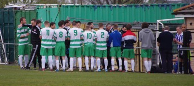 Glasshoughton gave champions Shaw Lane a guard of honour 