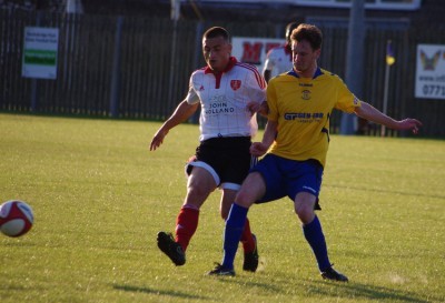 Action from Stocksbridge 2-3 Sheffield United under 21s