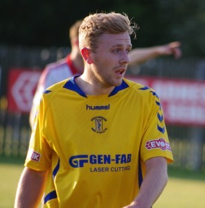 Adam Hinchliffe put Stocksbridge in front late on in the second half 