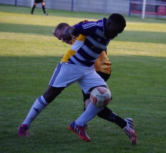 Enos Huly looks to start an attack for Hemsworth