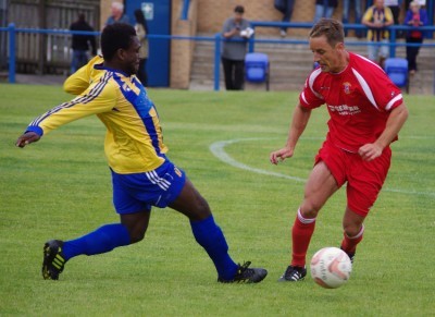 Richard Patterson made his Stocksbridge debut