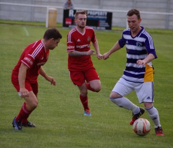 Action from Hemsworth Miners Welfare 1-3 Ossett Town