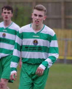 Regan Fish scored for Glasshoughton during the 5-0 win over Rossington