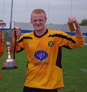 Kieran Wells won the NCEL League Cup during his time with Handsworth