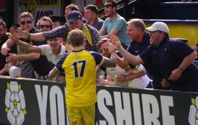 And so were Tadcaster's supporters 