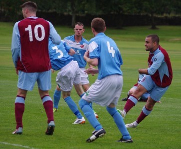 Ash Flynn and AFC Emley will hope for a repeat of their thrashing of Parkgate last August 