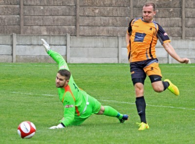 Nick Matthews scored for Ossett Albion. Picture: Adam Hirst