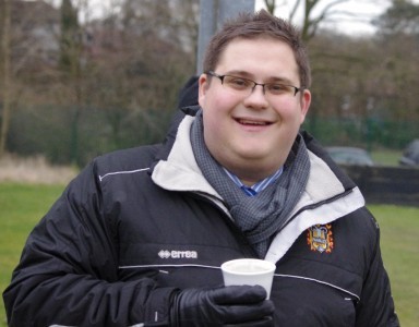 Farsley Celtic chief executive Josh Greaves is shaving his head for charity, along with head of media Rob Winterbottom