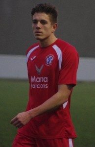 Armthorpe Welfare striker Joe Lumsden scored their fourth in the amazing 4-3 victory at AFC Liverpool in the Emirates FA Cup