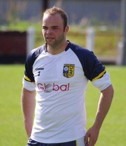 Jimmy Beadle scored and missed a penalty in Tadcaster's 2-0 win over Pontefract