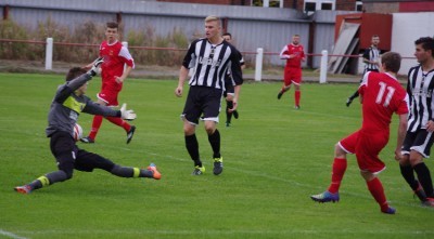 Craig Muirhead scores Selby's second goal