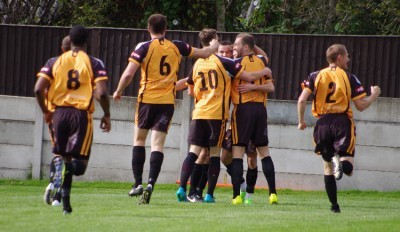 Ossett Albion celebrate with Bower