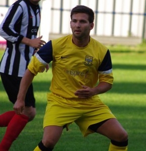 Jason Mycoe during his previous spell with Tadcaster