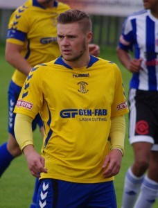 Danny Critchlow scored the goal which sent Hemsworth to the top of the table