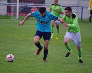 Goal-scorer Jones on the attack for Hemsworth