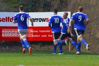 Stand-in manager Lee Morris scored the winner for Shaw Lane against Farsley