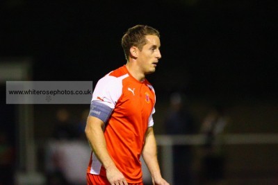 Richard Patterson scored at the right and wrong end in Stocksbridge's superb win over Ilkeston. Picture: whiterosephotos.co.uk